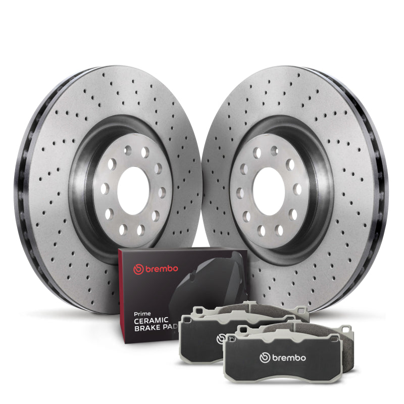Brembo KTX0146 Front Brake Kit for 2015-2020 Audi A3/S3/TT Quattro/Q3/Arteon