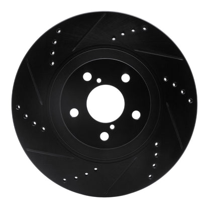 R1 04-25 Scion FR-S Front L D&S Black Brake Rotor | Subaru, Toyota (ECB-13034L)