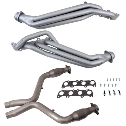 BBK 1-7/8in Long Tube Headers w/HF Catted X-Pipe | Ford Mustang 05-14 (18561)