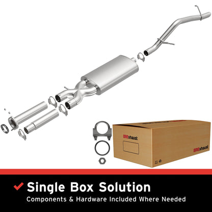 BRExhaust 2003-2006 Hummer H2 6.0L Direct-Fit Replacement Exhaust System