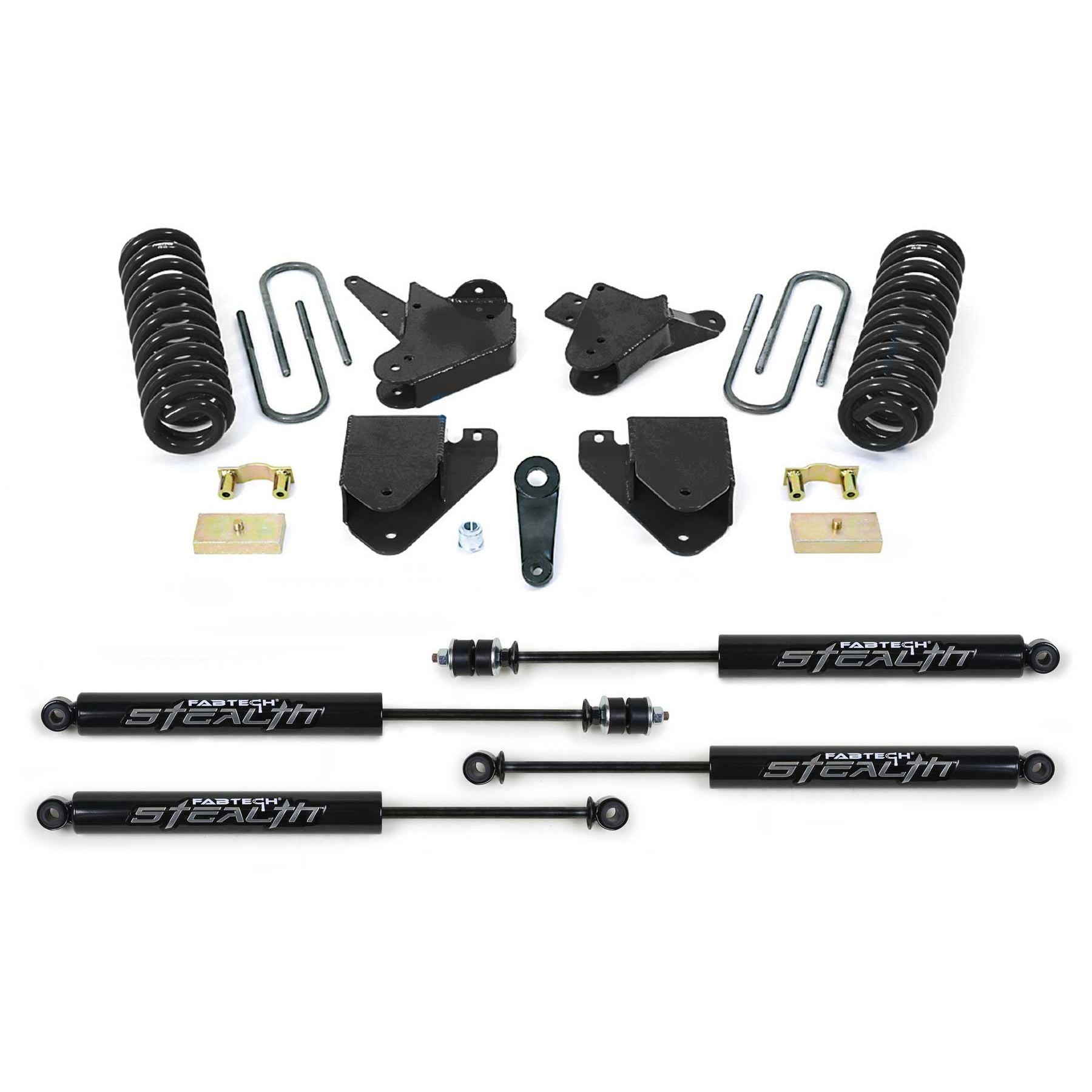 Fabtech 6in Basic System w/ Stealth | Ford F250/350 2WD w/ 7.3L Diesel (99-00) (K2099M)