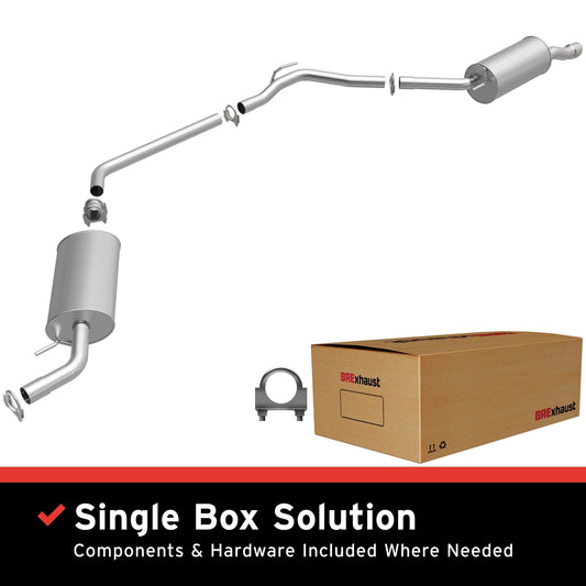 BRExhaust 1999-2003 Volkswagen EuroVan 2.8L Direct-Fit Replacement Exhaust System