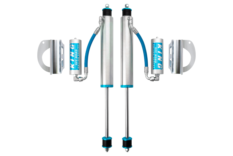 King Shocks 2.5 Performance w/ Adjustable Remote Reservoir Shocks Set (Non-Adjustable) w/0-2" lift - 1989-1997 Toyota Land Cruiser 80 4WD