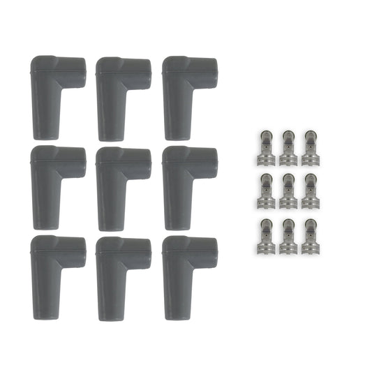 Boot & Terminal Kit 90 Deg Short HEI Gray 8848