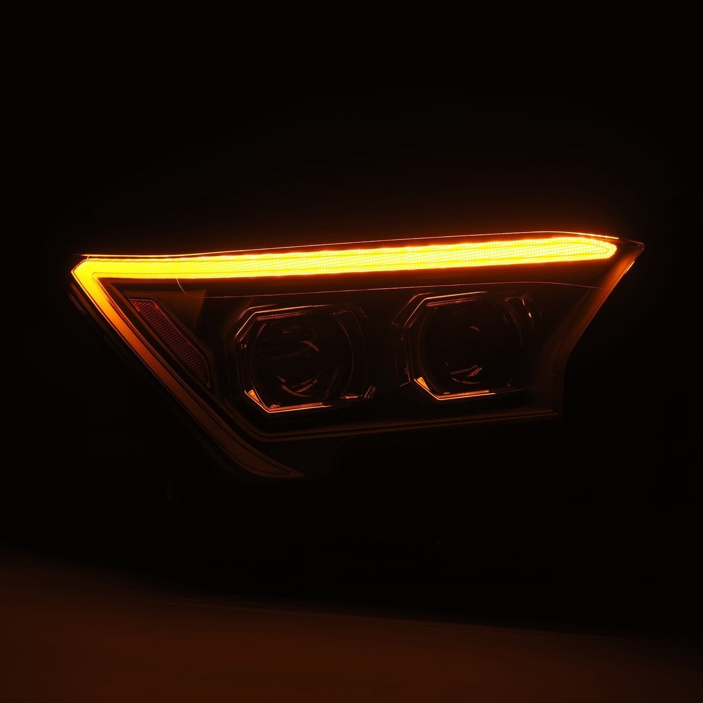 AlphaRex 24-25 Toyota Tacoma / 25-up 4Runner LUXX-Series LED Projector Headlights Black