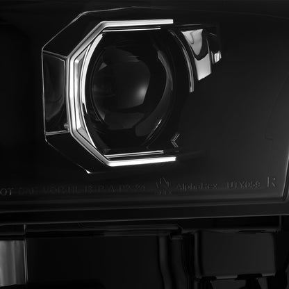 AlphaRex 24-25 Toyota Tacoma / 25-up 4Runner LUXX-Series LED Projector Headlights Black