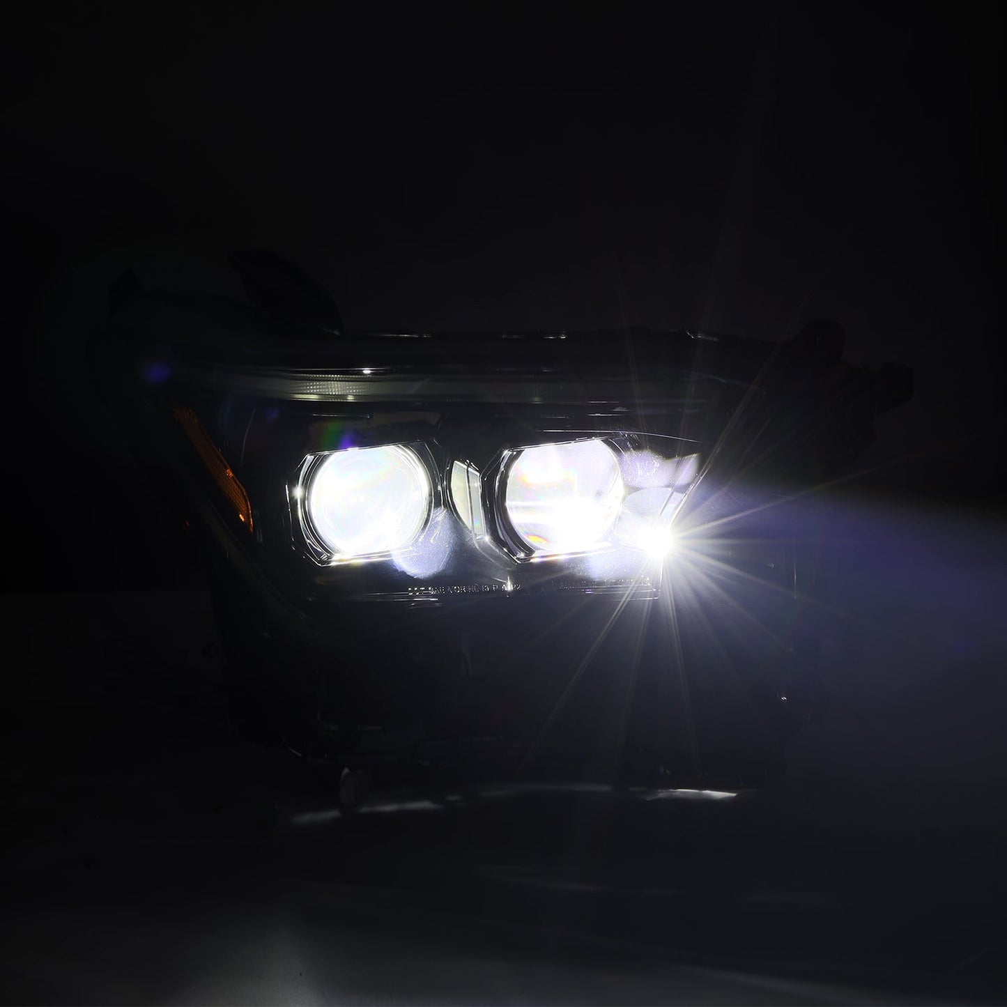 AlphaRex 24-25 Toyota Tacoma / 25-up 4Runner LUXX-Series LED Projector Headlights Black