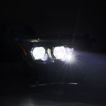 AlphaRex 24-25 Toyota Tacoma / 25-up 4Runner LUXX-Series LED Projector Headlights Black