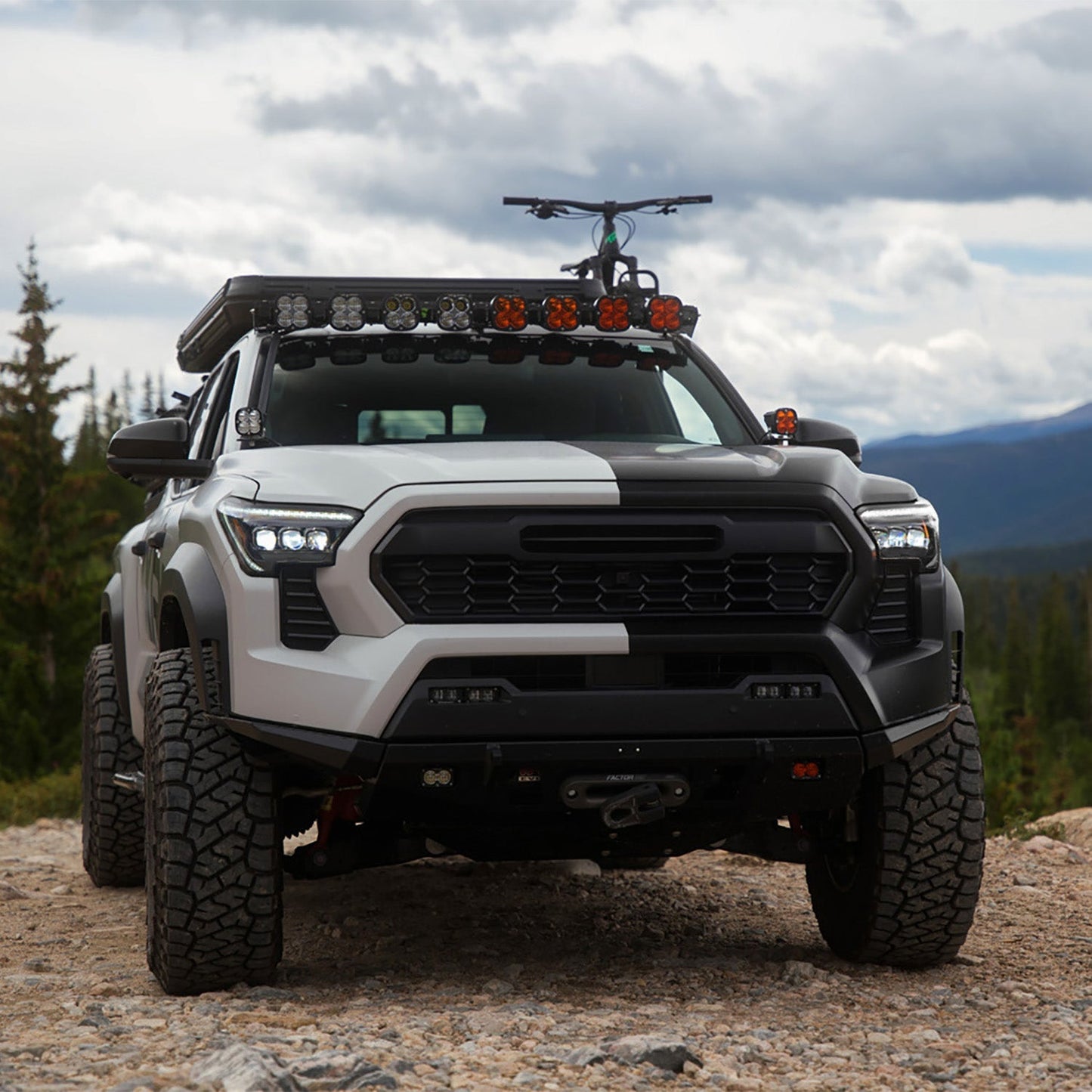 AlphaRex 24-25 Toyota Tacoma / 25-up 4Runner NOVA-Series LED Projector Headlights Alpha-Black