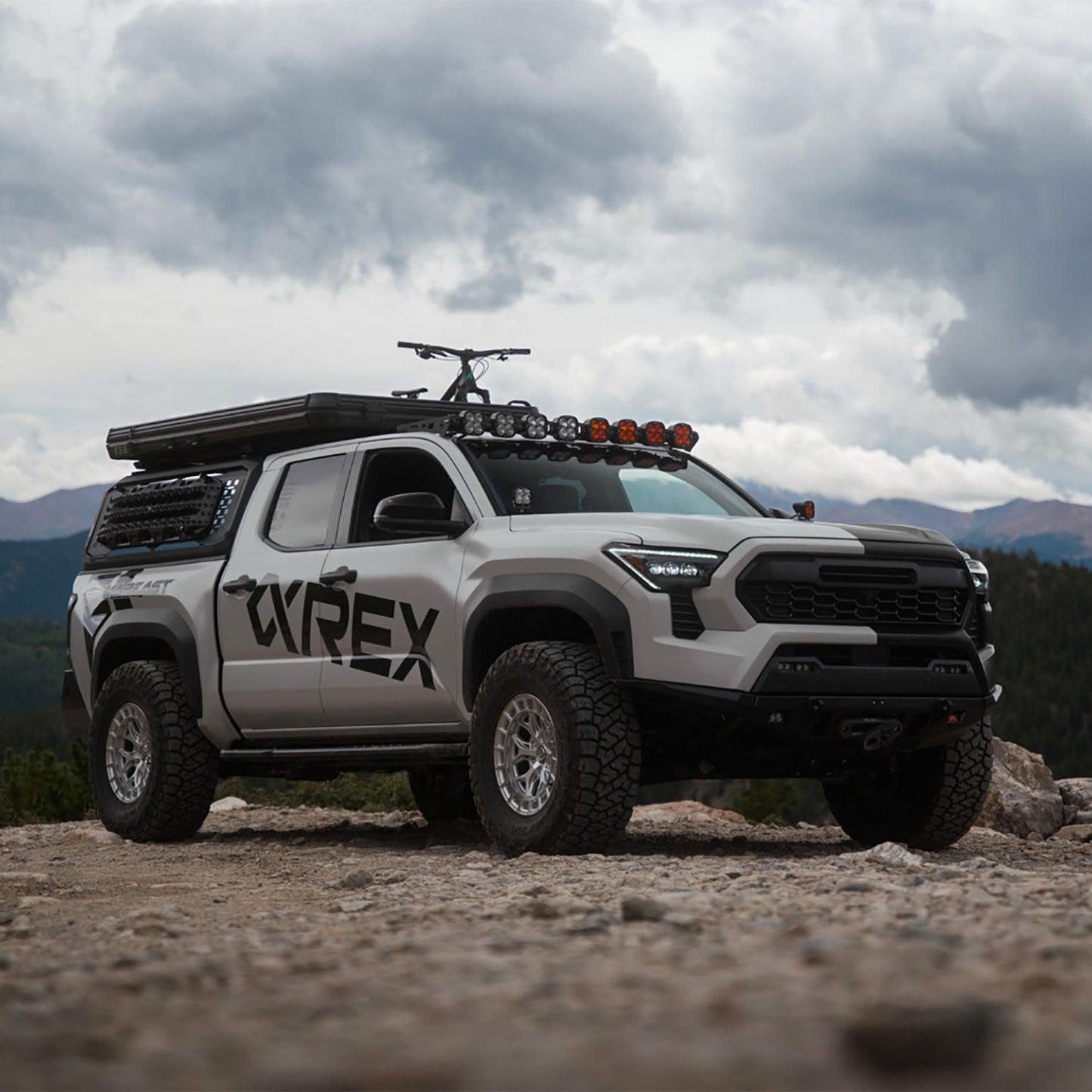 AlphaRex 24-25 Toyota Tacoma / 25-up 4Runner NOVA-Series LED Projector Headlights Alpha-Black
