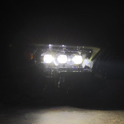 AlphaRex 24-25 Toyota Tacoma / 25-up 4Runner OG-Style NOVA-Series LED Projector Headlights Alpha-Black