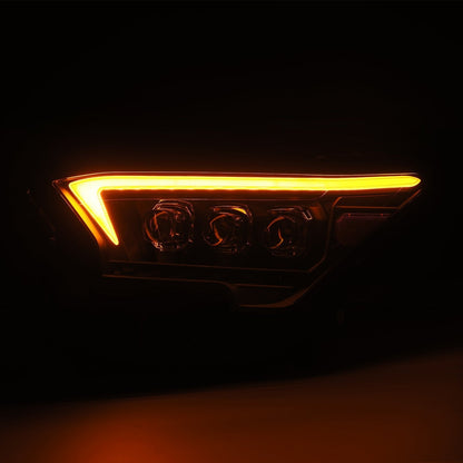 AlphaRex 24-25 Toyota Tacoma /25-up 4Runner OG-Style NOVA-Series LED Projector Headlights Black