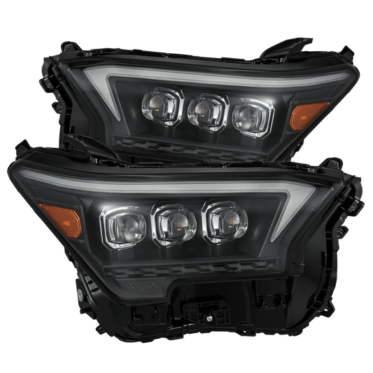 AlphaRex 24-25 Toyota Tacoma /25-up 4Runner OG-Style NOVA-Series LED Projector Headlights Black