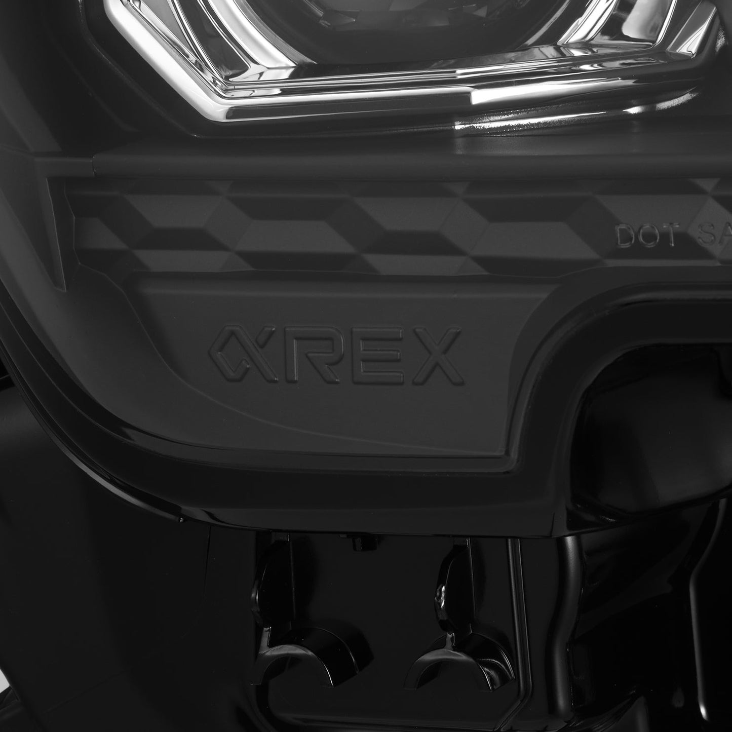AlphaRex 24-25 Toyota Tacoma / 25-up 4Runner OG-Style LUXX-Series LED Projector Headlights Black