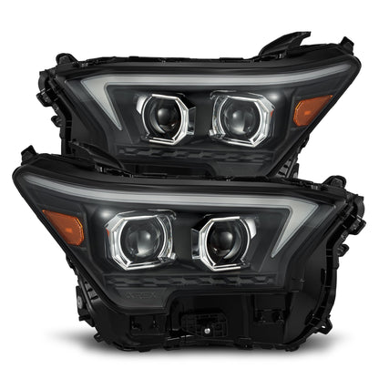 AlphaRex 24-25 Toyota Tacoma / 25-up 4Runner OG-Style LUXX-Series LED Projector Headlights Black