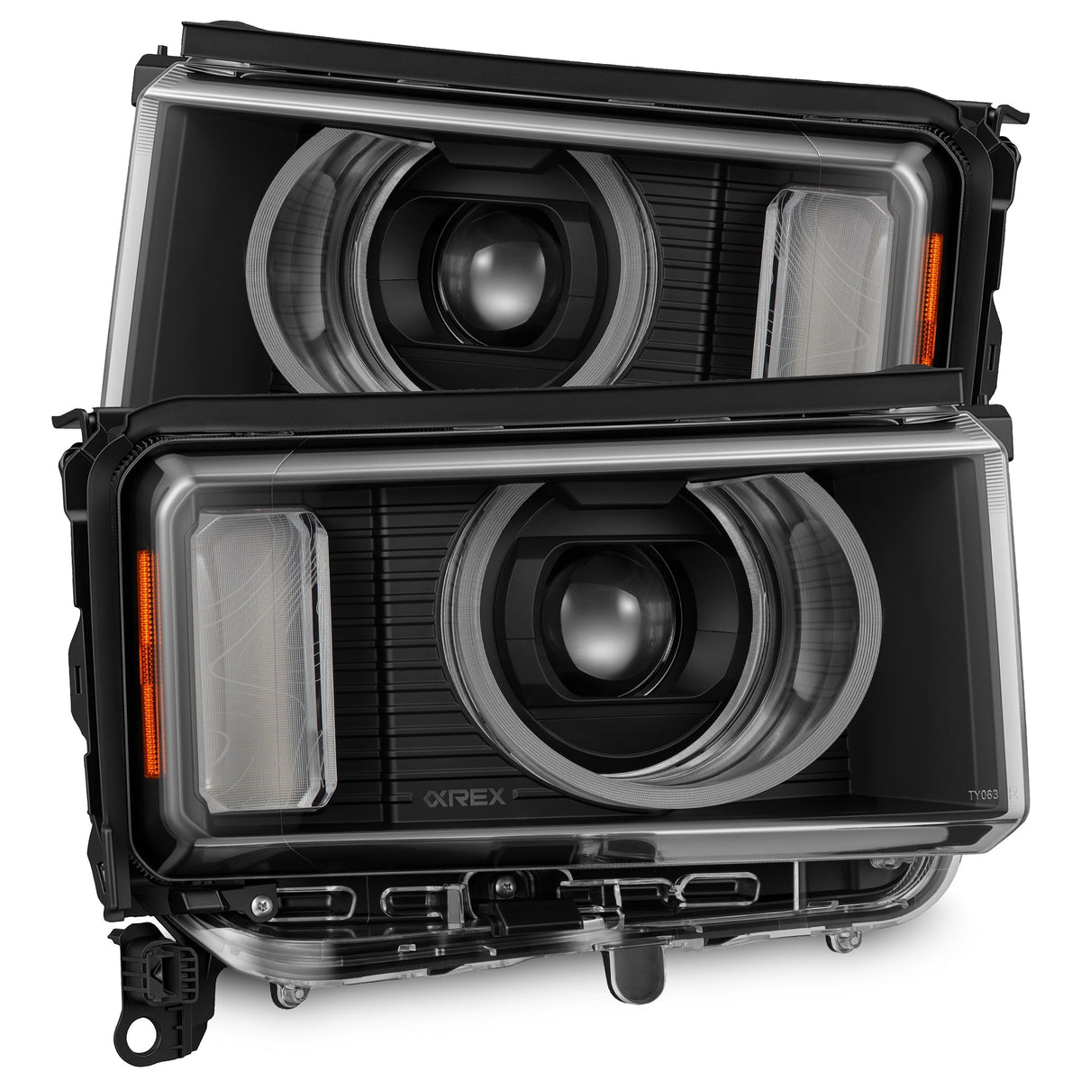AlphaRex 880899 LED Headlights Blk For Toyota LC 24-26
