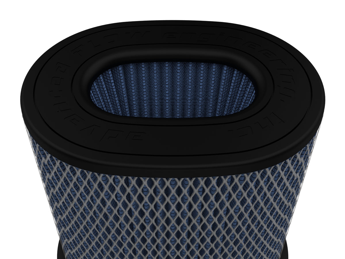 aFe MagnumFLOW HD Air Filters Pro 5 R Oval 7in X 4.75in F 9in X 7in T X 9H