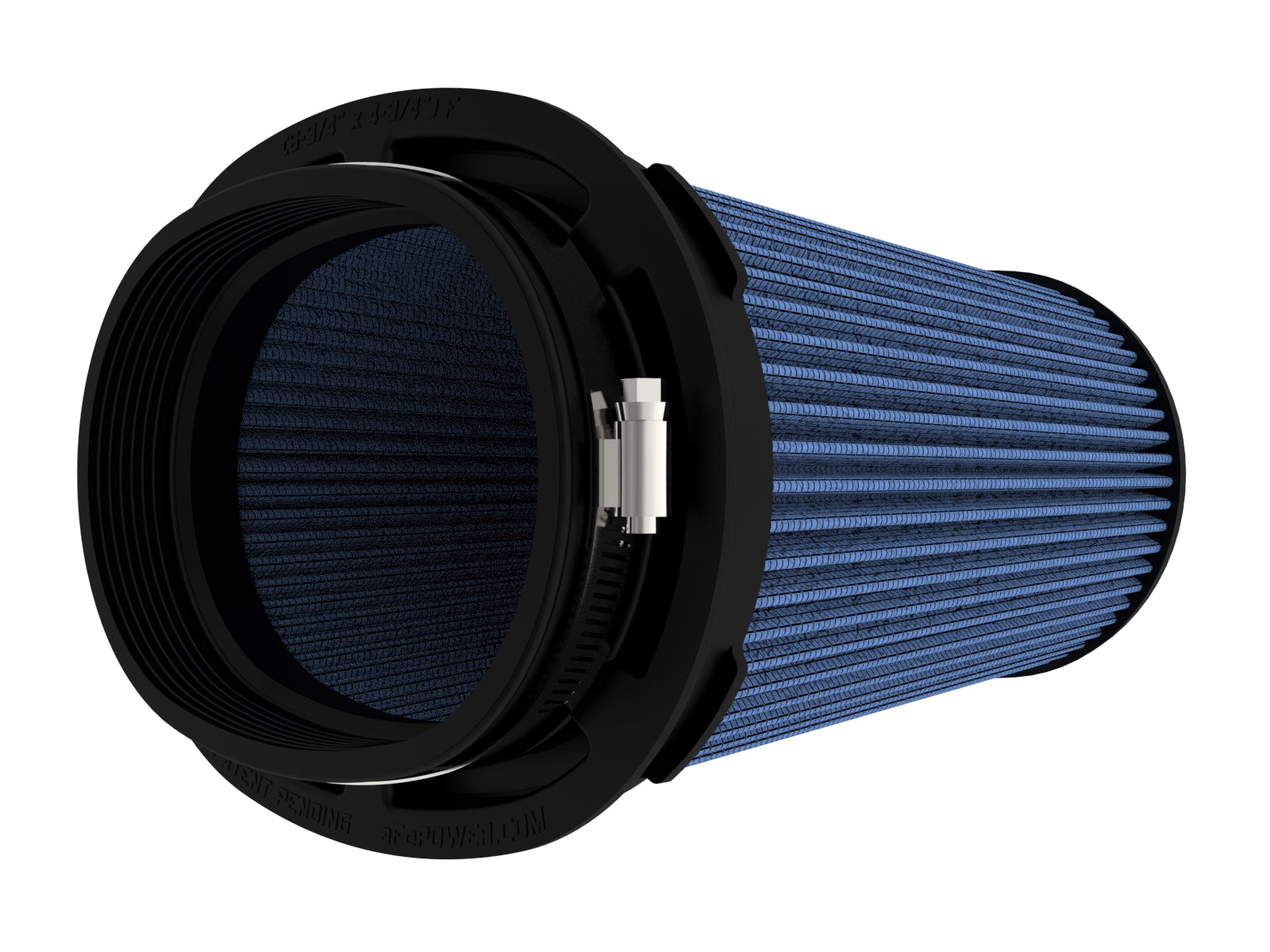aFe MagnumFLOW Air Filter Pro 5 R 6.75inX4.75in F x 8.25inX6.25in B (INV) x 7.25X5in T (INV) x 9in