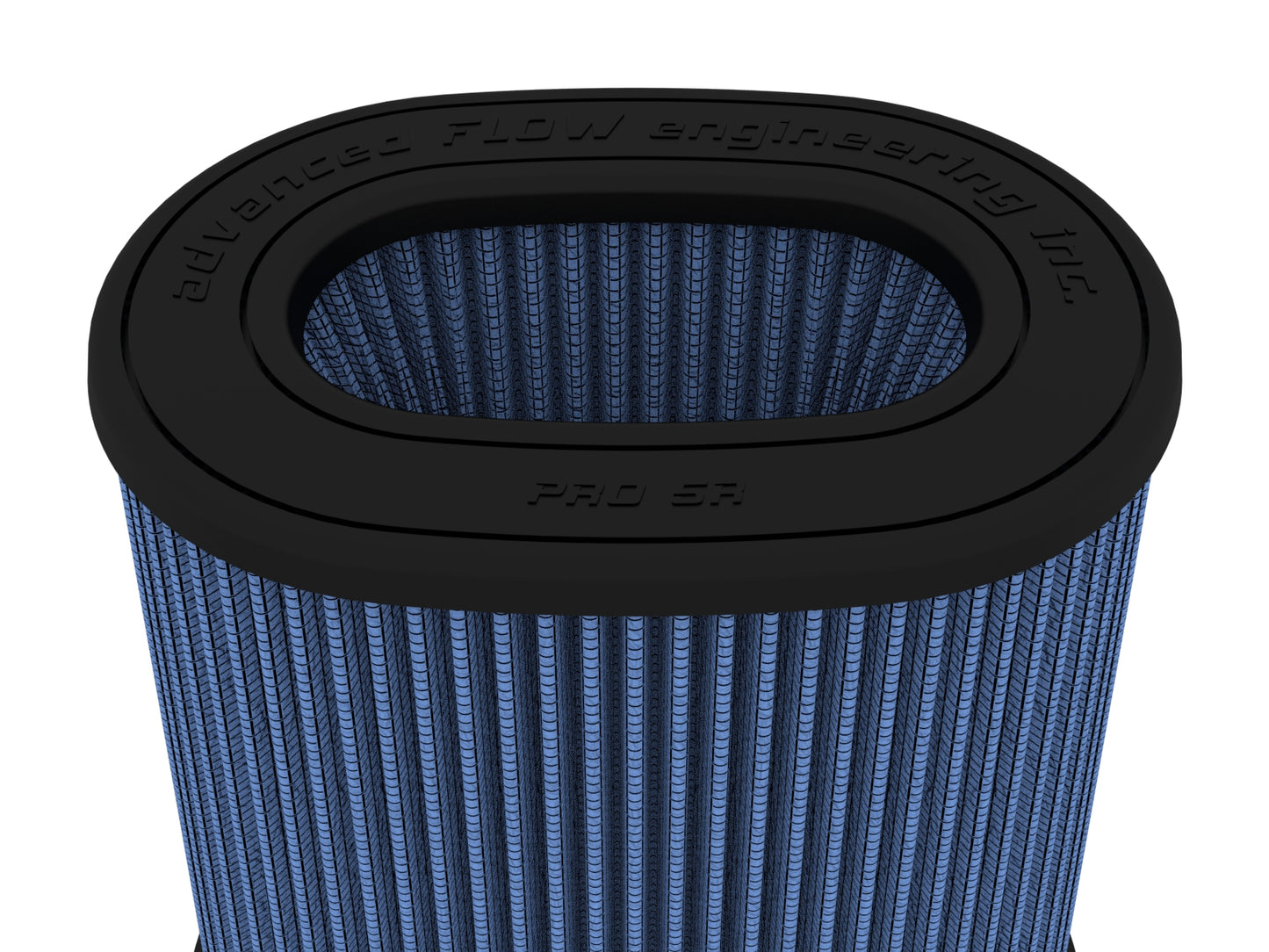 aFe MagnumFLOW Air Filter Pro 5 R 6.75inX4.75in F x 8.25inX6.25in B (INV) x 7.25X5in T (INV) x 9in