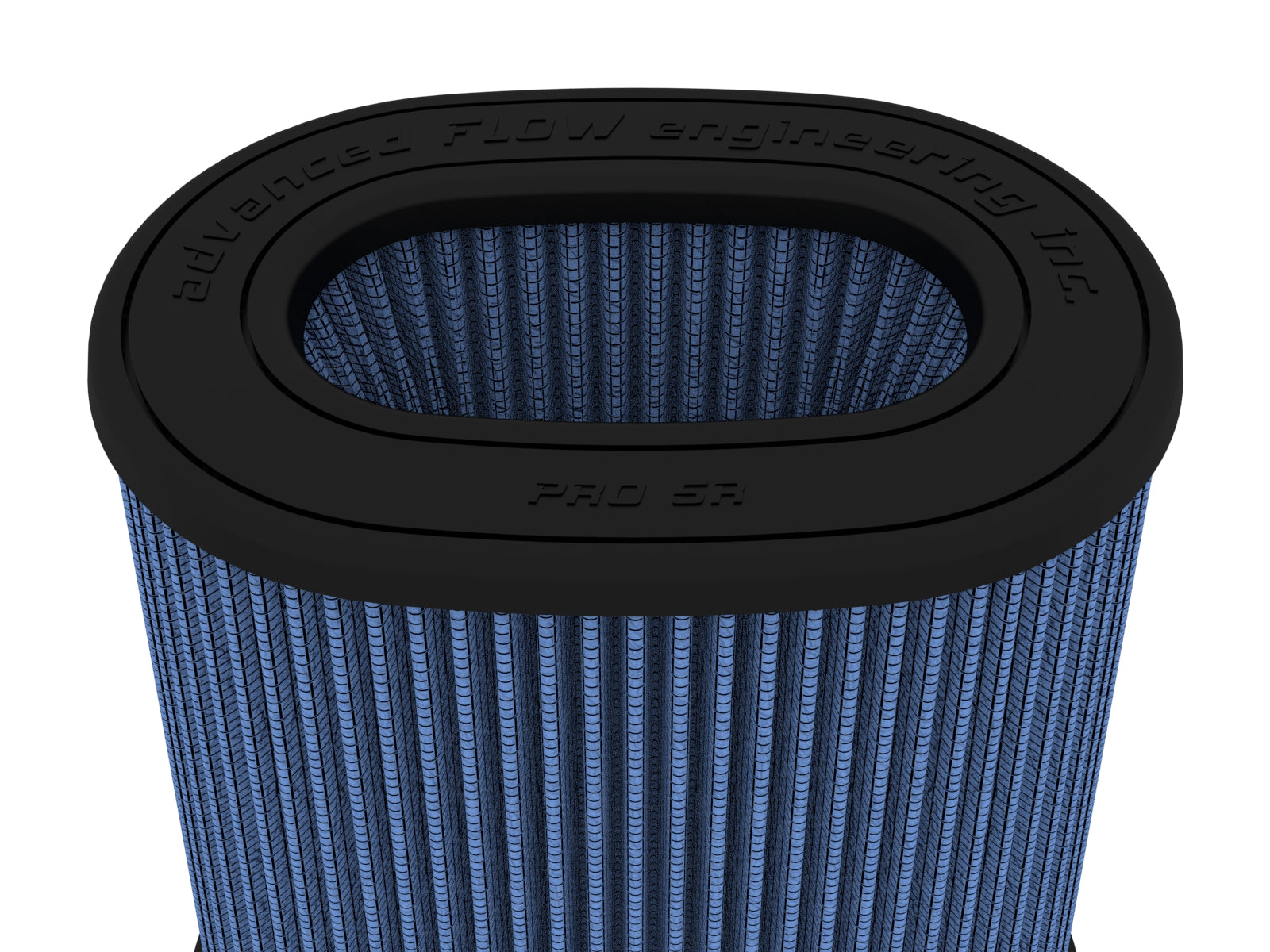 aFe MagnumFLOW Air Filter Pro 5 R 6.75inX4.75in F x 8.25inX6.25in B (INV) x 7.25X5in T (INV) x 9in