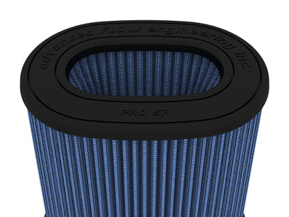 aFe MagnumFLOW Air Filter Pro 5 R 6.75inX4.75in F x 8.25inX6.25in B (INV) x 7.25X5in T (INV) x 9in