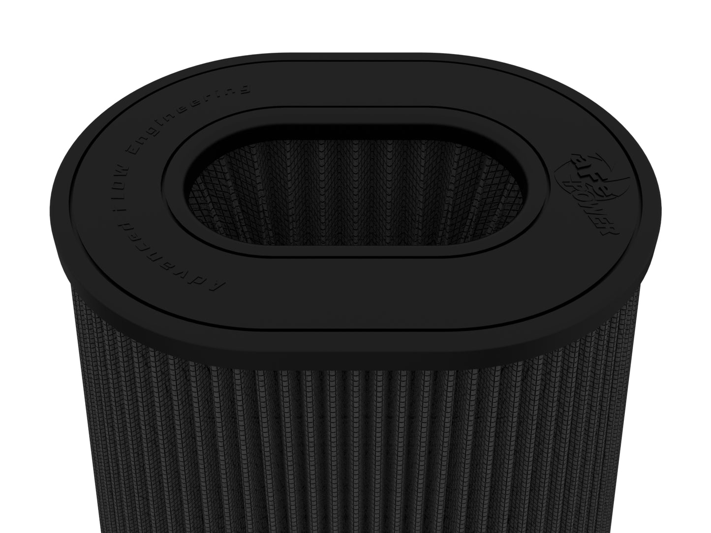 aFe Magnum FORCE Intake Air Filter w/Black Pro 5R 5-1/2IN F x (10x8)IN B x (8x6) T (Inverted) x 9IN
