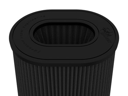 aFe Magnum FORCE Intake Air Filter w/Black Pro 5R 5-1/2IN F x (10x8)IN B x (8x6) T (Inverted) x 9IN