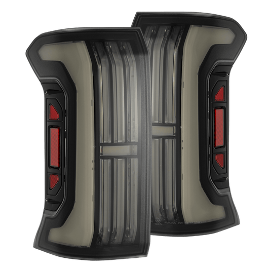 AlphaRex 24-25 Toyota Tacoma NOVA-Series Prismatic LED Tail Lights Alpha-Black