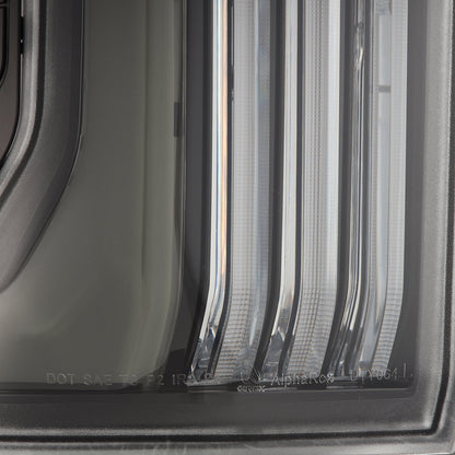 AlphaRex 24-25 Toyota Tacoma NOVA-Series Prismatic LED Tail Lights Black