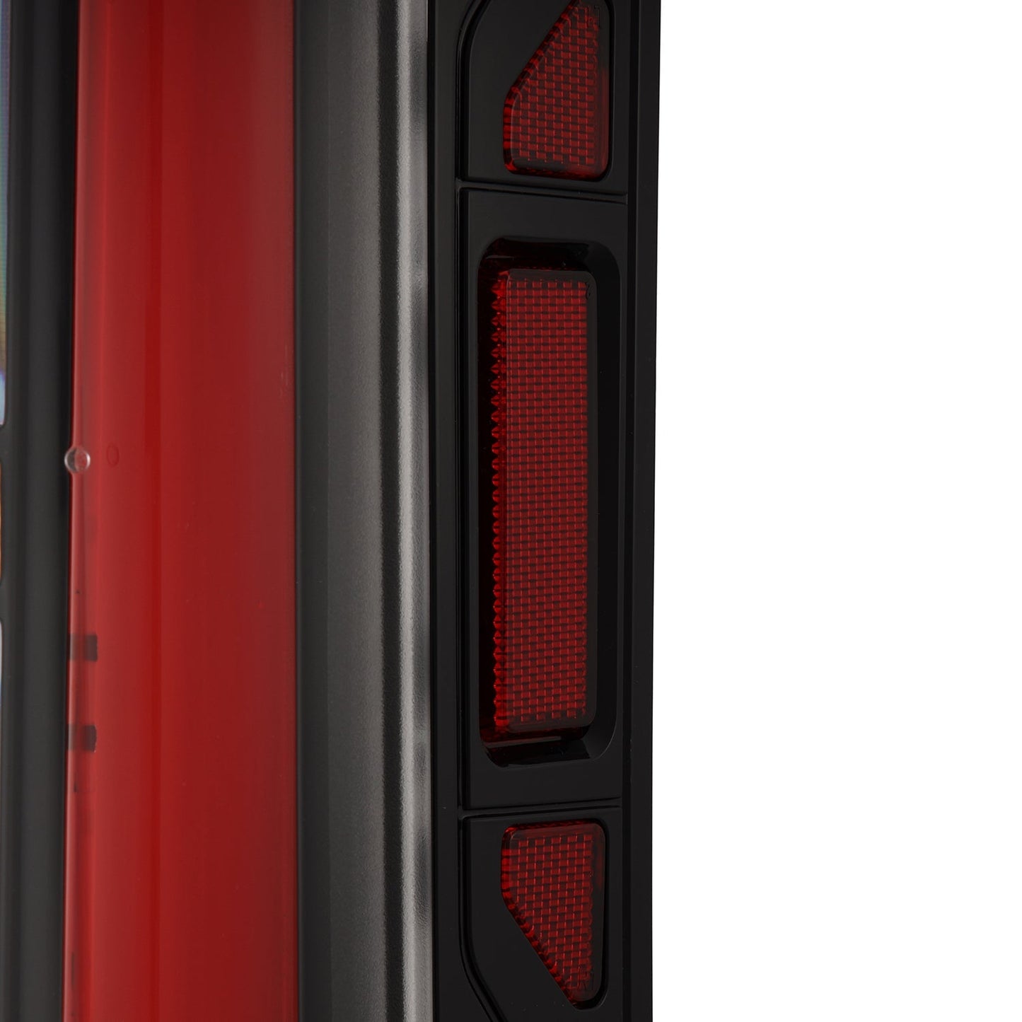 AlphaRex 24-25 Toyota Tacoma NOVA-Series Prismatic LED Tail Lights Black-Red