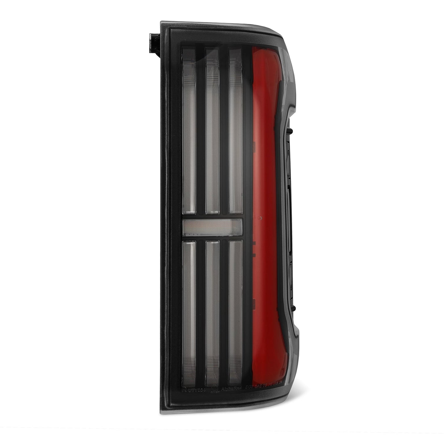 AlphaRex 24-25 Toyota Tacoma NOVA-Series Prismatic LED Tail Lights Black-Red
