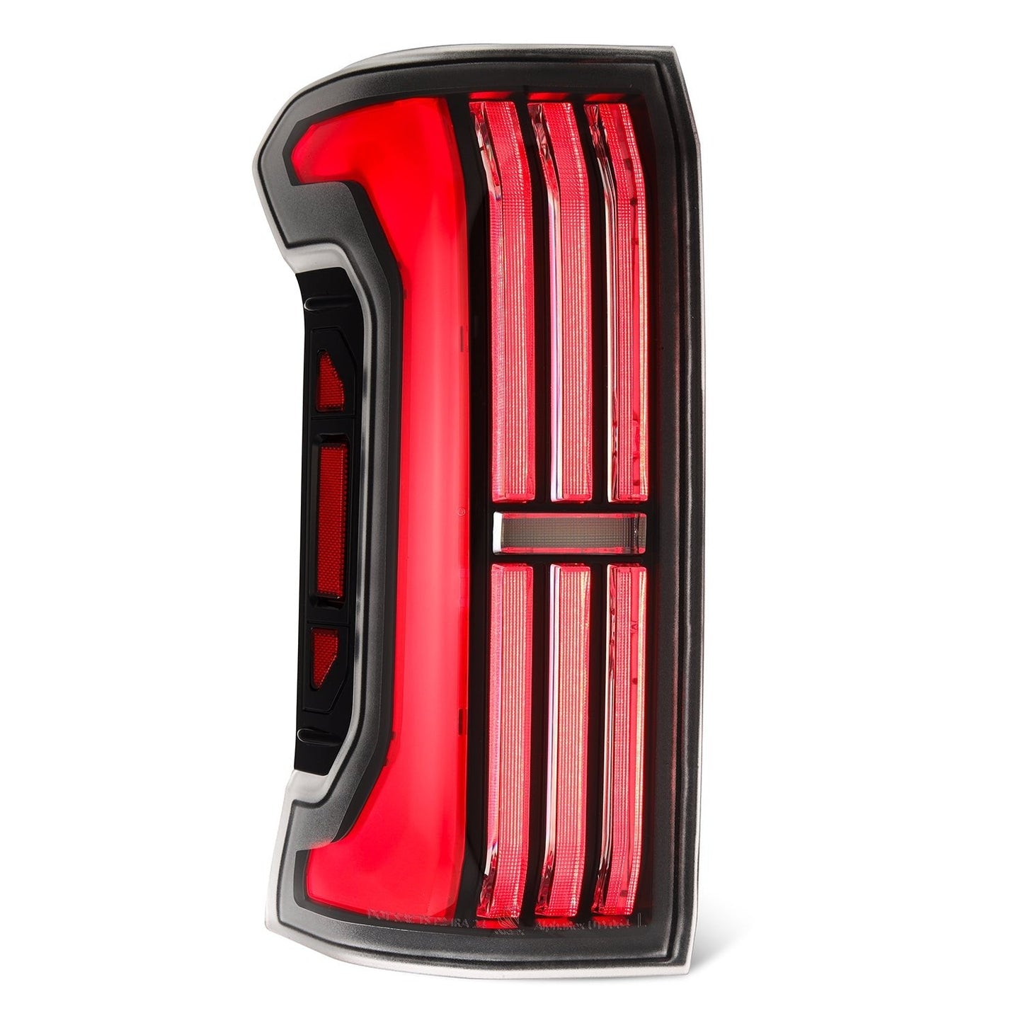 AlphaRex 24-25 Toyota Tacoma NOVA-Series Prismatic LED Tail Lights Black-Red