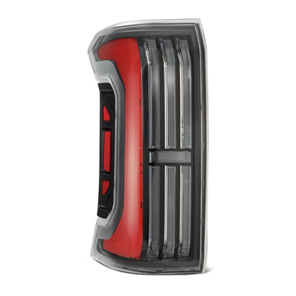 AlphaRex 24-25 Toyota Tacoma NOVA-Series Prismatic LED Tail Lights Black-Red