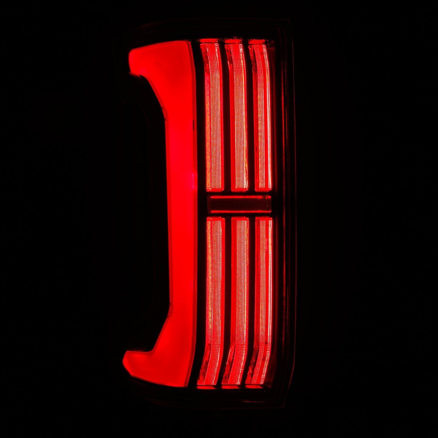 AlphaRex 24-25 Toyota Tacoma NOVA-Series Prismatic LED Tail Lights Black-Red