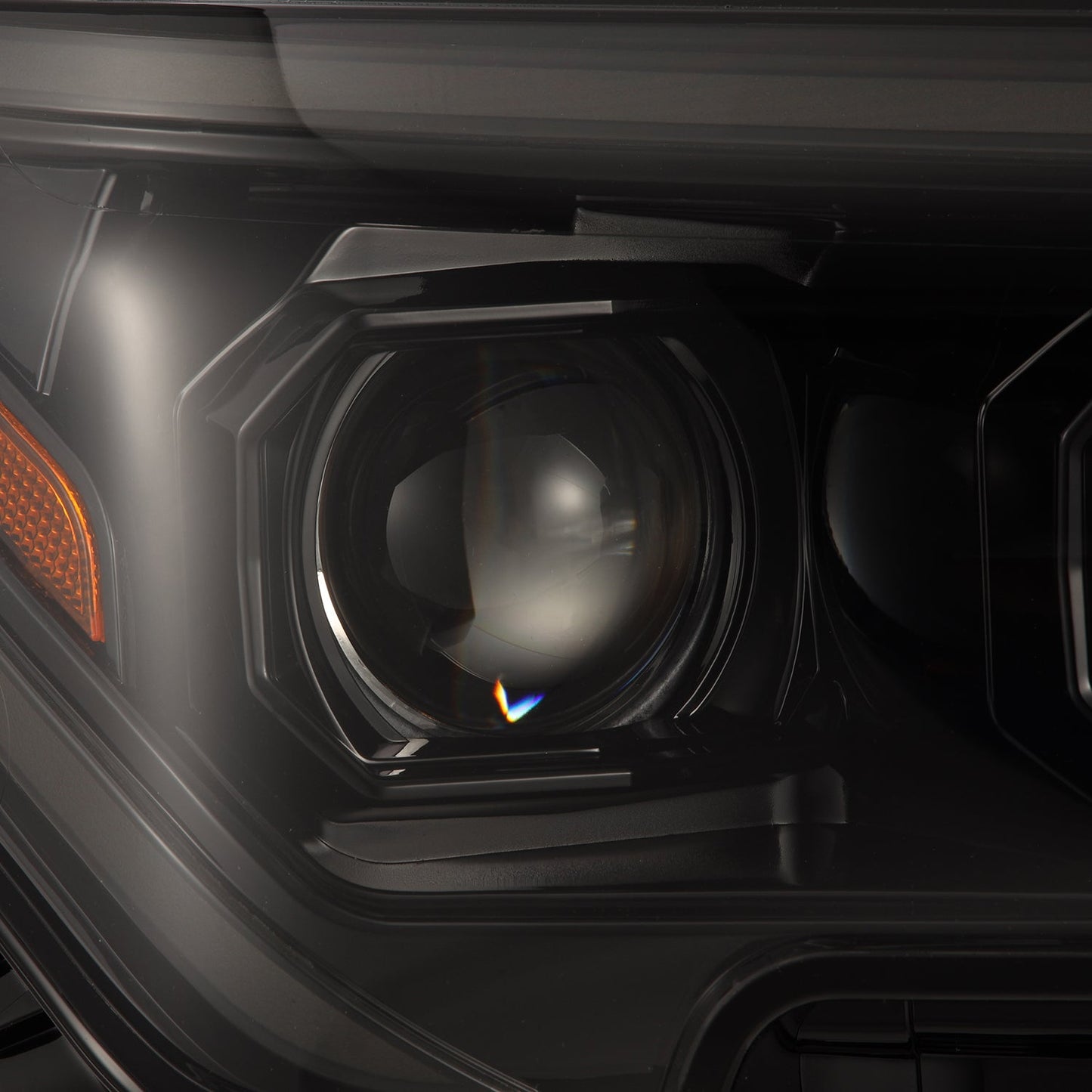 AlphaRex 24-25 Toyota Tacoma / 25-up 4Runner LUXX-Series LED Projector Headlights Alpha-Black