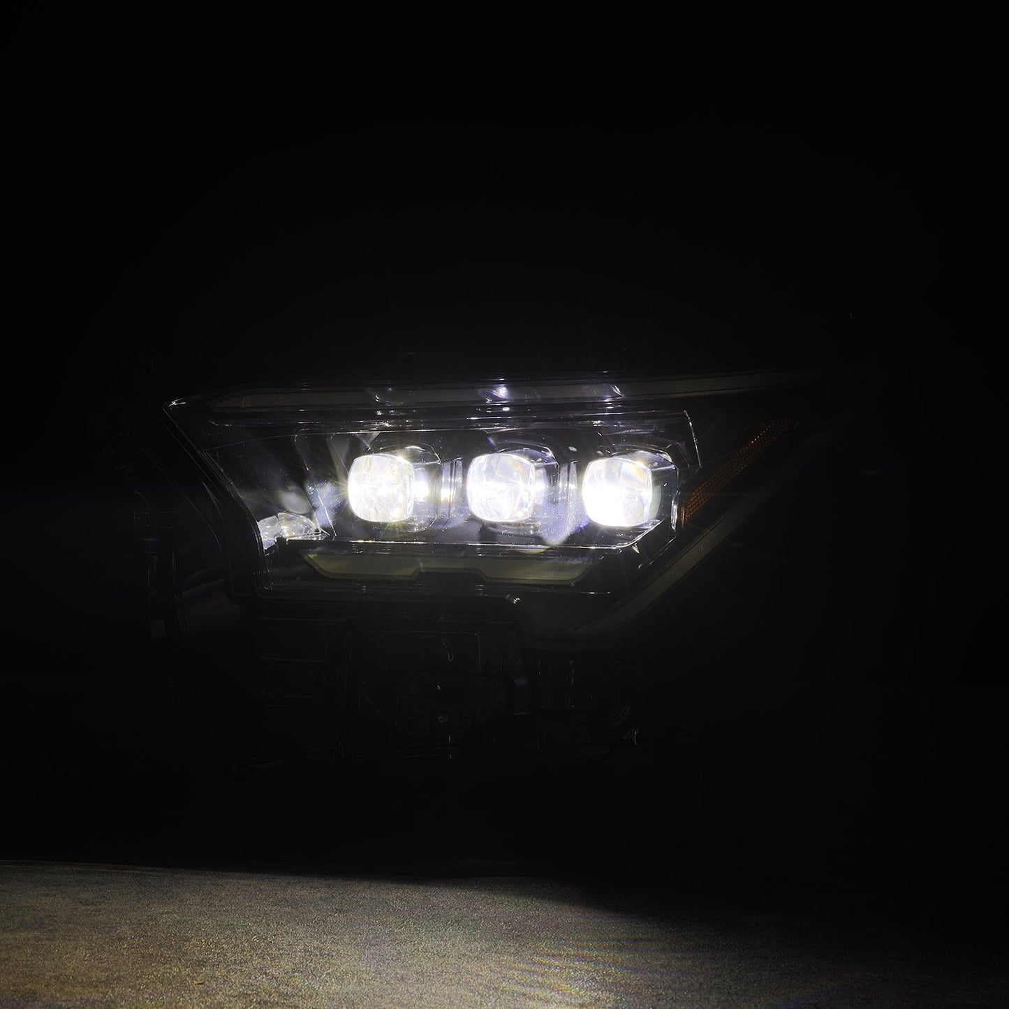AlphaRex 24-25 Toyota Tacoma / 25-up 4Runner NOVA-Series LED Projector Headlights Alpha-Black