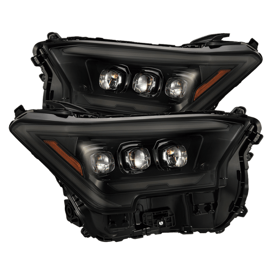 AlphaRex 24-25 Toyota Tacoma / 25-up 4Runner NOVA-Series LED Projector Headlights Alpha-Black