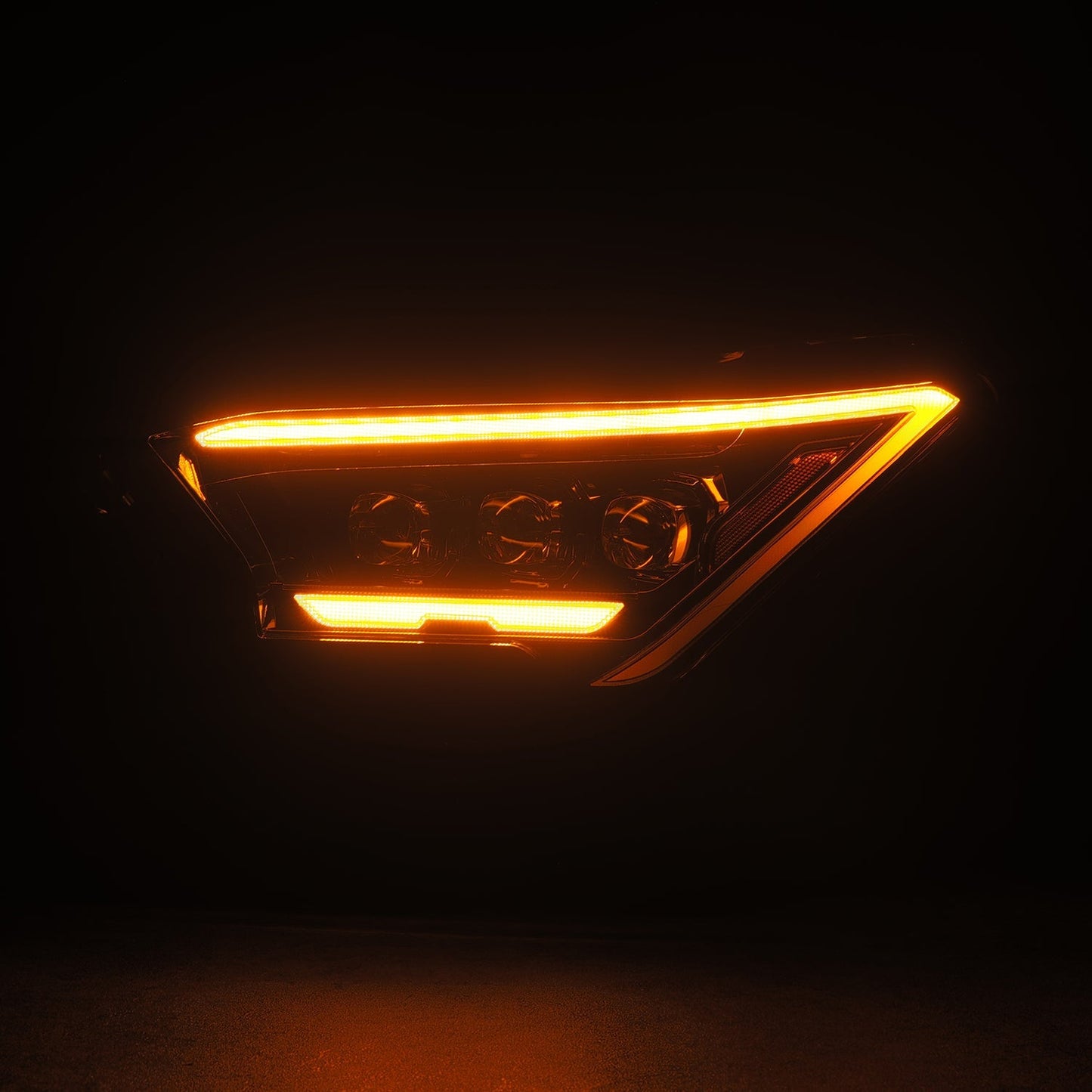 AlphaRex 24-25 Toyota Tacoma / 25-up 4Runner NOVA-Series LED Projector Headlights Alpha-Black