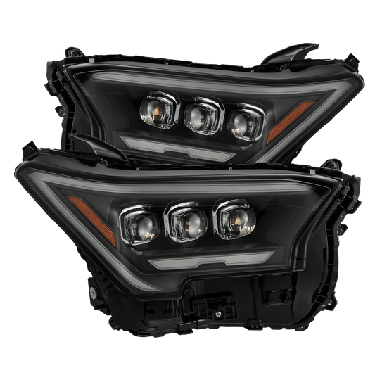 AlphaRex 24-25 Toyota Tacoma / 25-up 4Runner NOVA-Series LED Projector Headlights Black