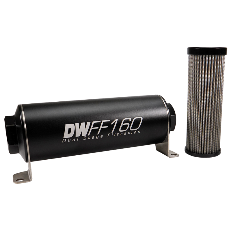 Deatschwerks Universal 5 Micron 160mm Fuel Filter Kit (8-03-160-005K/-10/-38/-516/-6/-8)