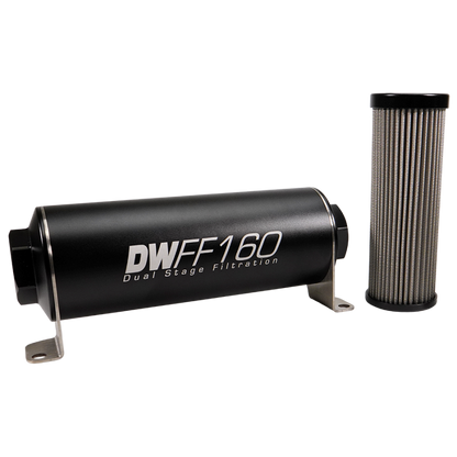 Deatschwerks Universal 5 Micron 160mm Fuel Filter Kit (8-03-160-005K/-10/-38/-516/-6/-8)