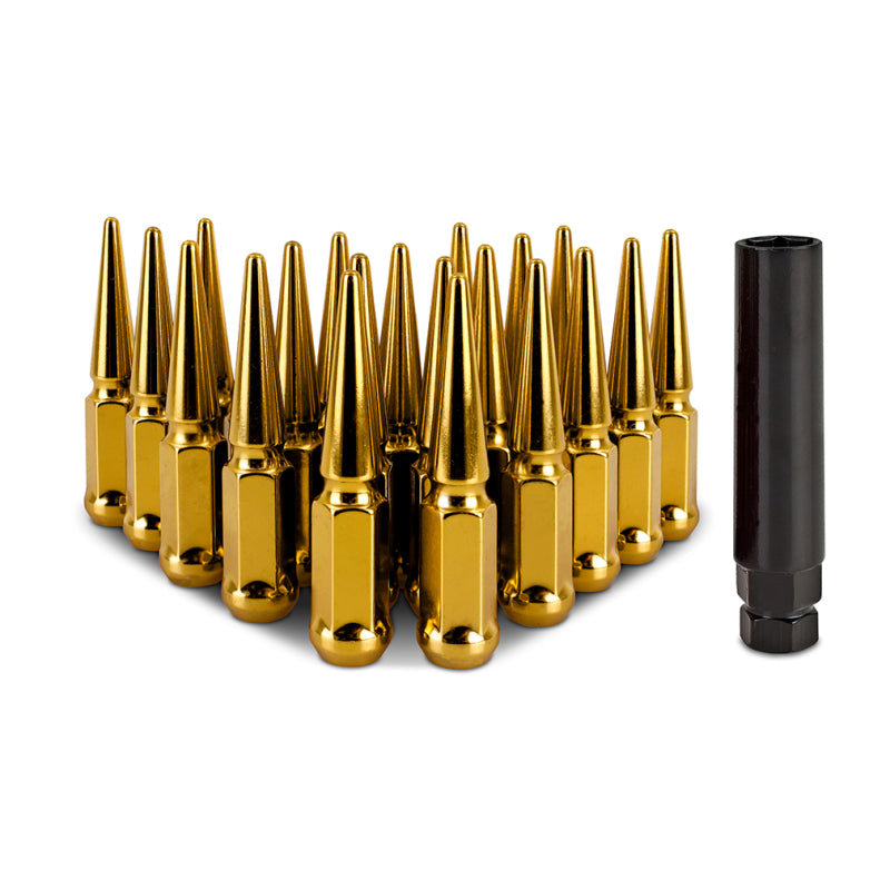 Mishimoto Steel Spiked Lug Nuts M12x1.5 20pc Set | 2023+ Honda Civic Type-R (MMLG-SP1215-20)