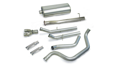 CORSA Sport / 3.0 in Cat-Back DRE 4.0 in Single Tips | 99-06 Silverado Sierra 4.8L 5.3L 133WB (24275)