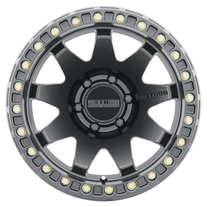 Method MR108 Beadlock Matte Black | 17x9" -44mm | 6x5.5mm Wheel