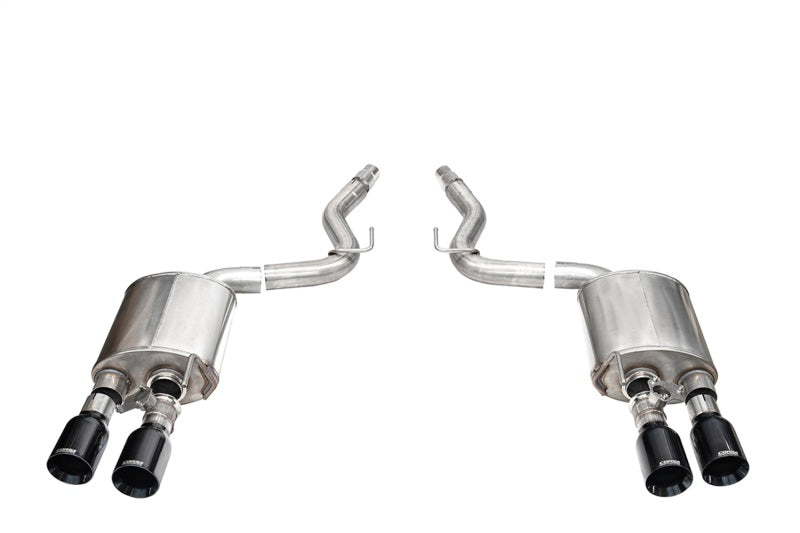 CORSA Sport Valved / 3.0 in Axle-Back 4.5 in Straight Tips | 2024 Mustang Dark Horse Coupe (21268)