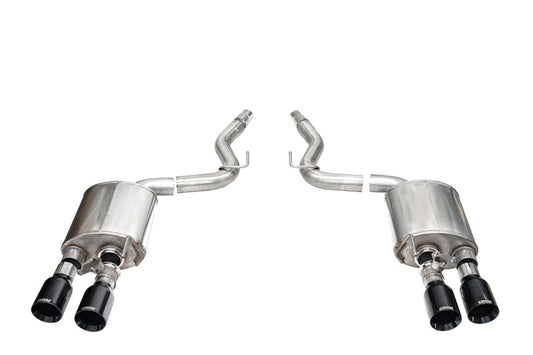 CORSA Sport Valved / 3.0 in Axle-Back 4.5 in Straight Tips | 2024 Mustang Dark Horse Coupe (21268)