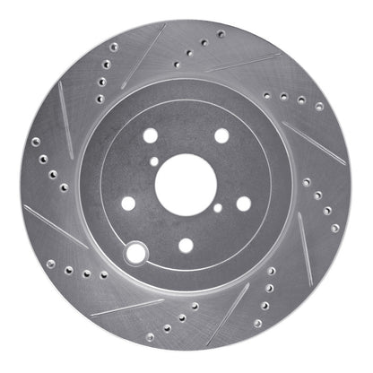 R1 14-21 Subaru WRX STI Rear Drilled & Slotted Rotor (631-13042R)