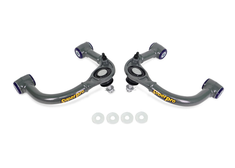 SuperPro TRC6480E Front Upper Control Arm Set for Lifted 21-23 Lexus GX460