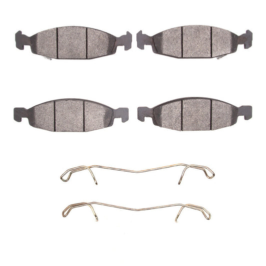 DFC 4000 HybriDynamic Brake Pads and Hardware Kit (FRONT): Jeep Grand Cherokee (99-02)