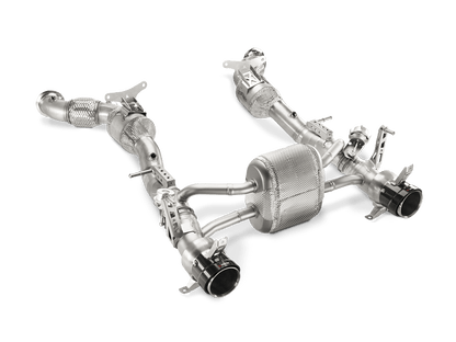 Akrapovic 16-17 Ferrari 488 GTB/488 Spyder Link Pipe Set w/ Cat (SS)